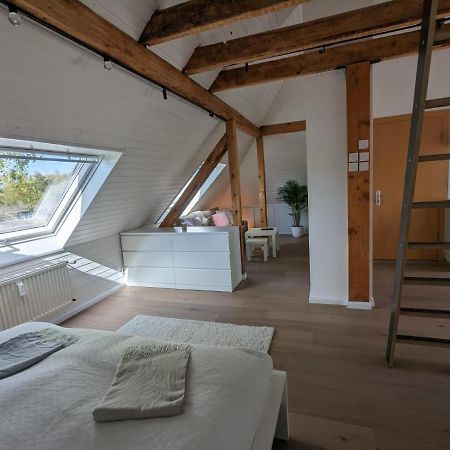 Helles Dachgeschoss-Appartement Krefeld Buitenkant foto